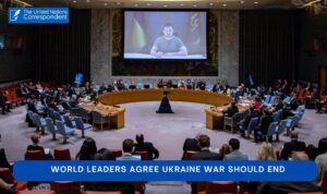 World leaders agree Ukraine war should end